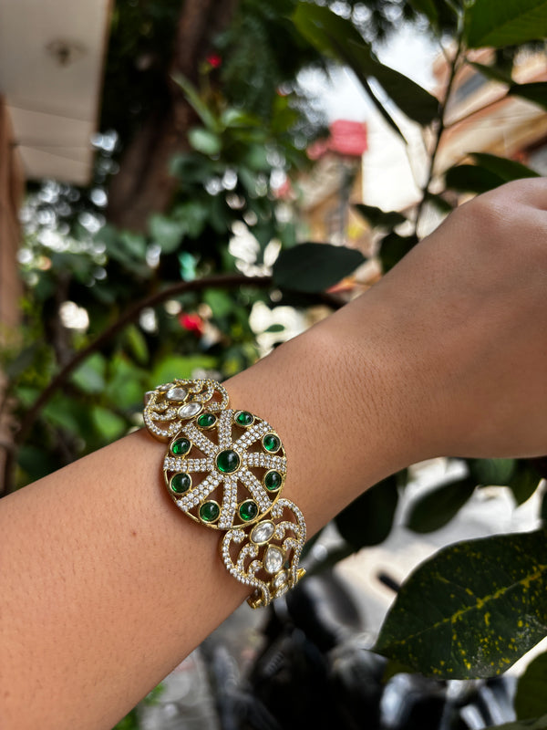 KUNDAN AND AMERICAN DIAMONDS BRACELET D-1