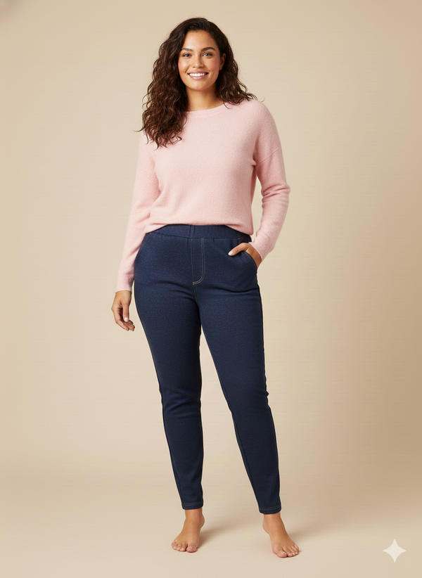 INSULATED MARCO TEXTURED JEGGINGS