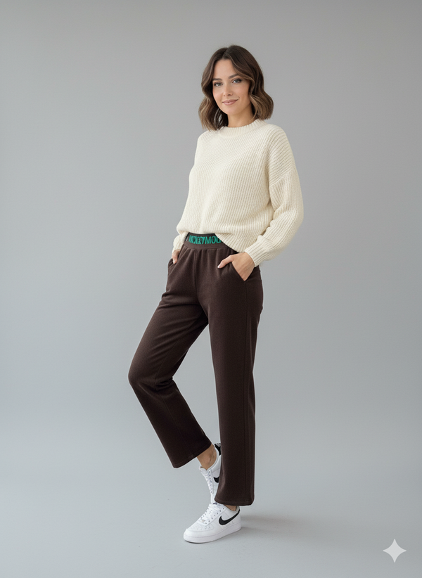 INSULATED 'MICKEY' VELVET PANT
