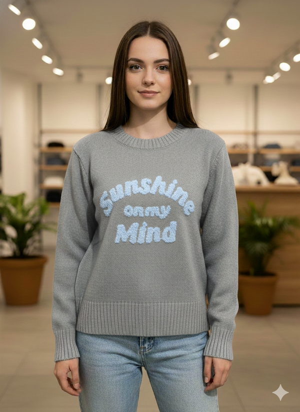 'SUNSHINE ON MY MIND' TOP FOR WINTER