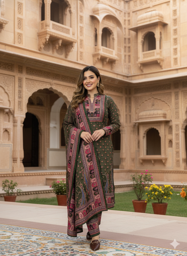 SAHIBA VELVET KURTA SET