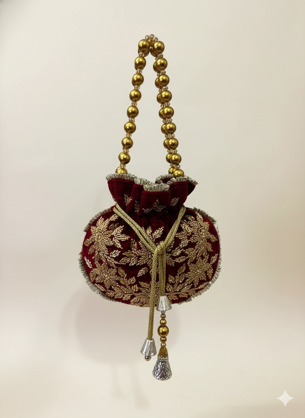 VELVET SAIRA POTLI BAG