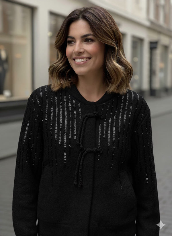 WATER SEQUENCE WOOLEN TOP FOR WOMEN