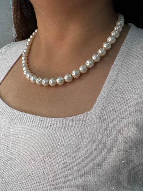 PEARL NECKLACE SET (with earrings)