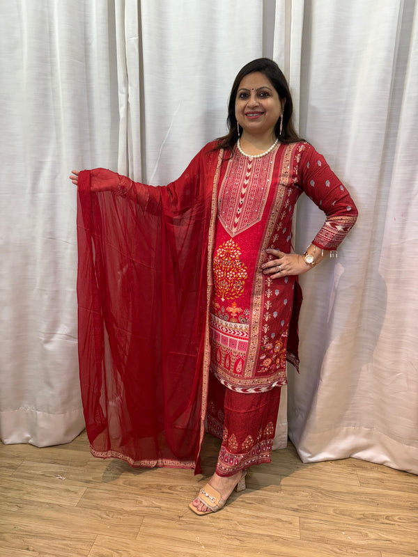 MUSLIN PALAZOO SET